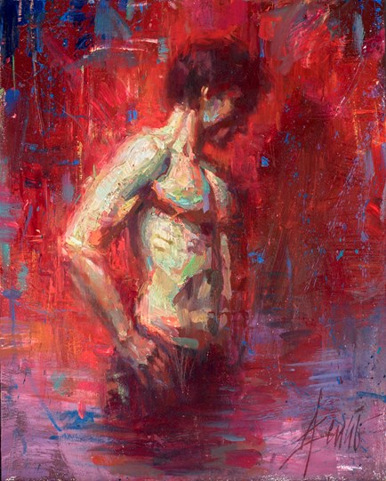 Shadow by Henry Asencio - Original Painting on Board