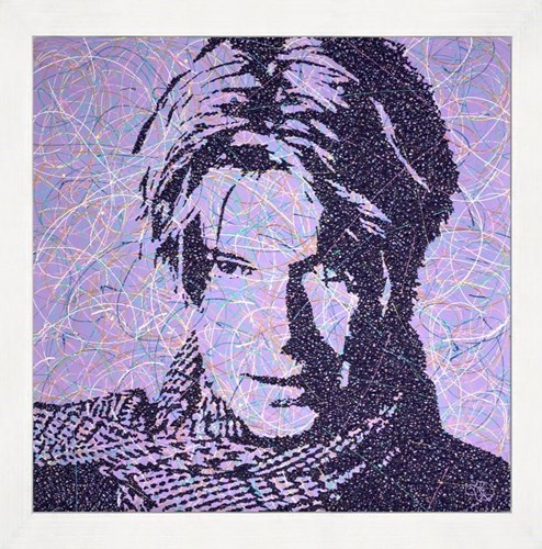 Bowie by Jim Dowie - Framed Original Painting on Box Canvas