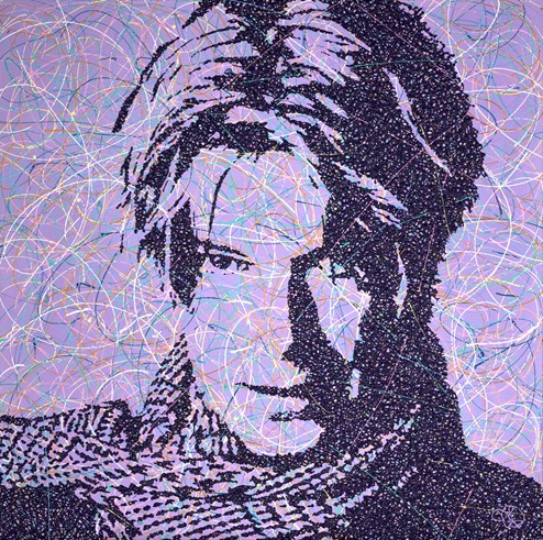 Bowie by Jim Dowie - Original Painting on Box Canvas