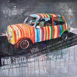 Paul Smith Mini by Markus Haub - Original Painting on Box Canvas sized 32x32 inches. Available from Whitewall Galleries