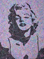 Monroe by Jim Dowie - Original Painting on Box Canvas sized 30x40 inches. Available from Whitewall Galleries
