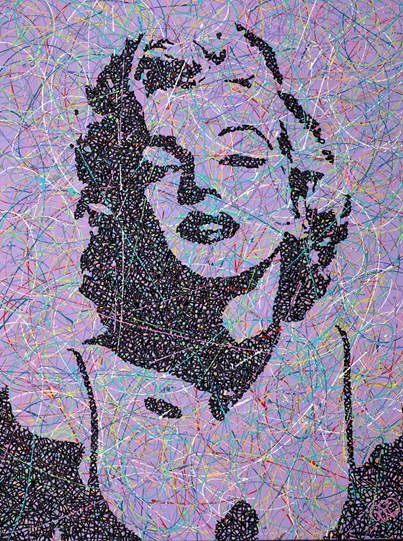 Monroe by Jim Dowie - Original Painting on Box Canvas
