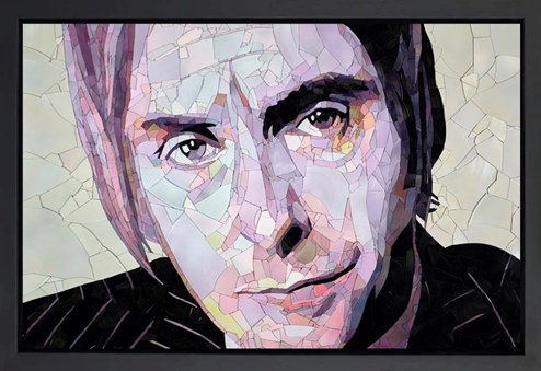 Paul Weller by Ed Chapman - Framed Original Mosaic
