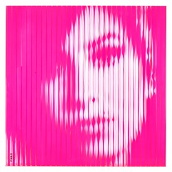 Amy Winehouse- Pink by VeeBee - Original sized 20x20 inches. Available from Whitewall Galleries