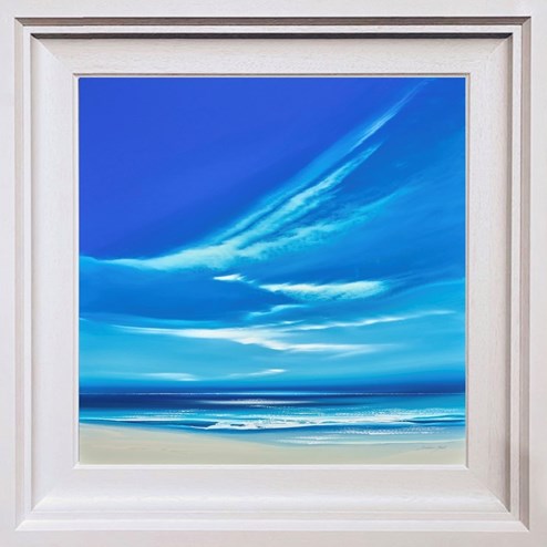 Tranquil Skies by Jonathan Shaw - Framed Original Painting on Board