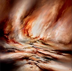 Light Seduction by Chris and Steve Rocks - Original Painting on Box Canvas sized 40x40 inches. Available from Whitewall Galleries