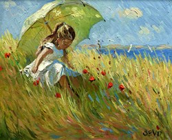 Resting Point by Sherree Valentine Daines - Original Painting on Board sized 12x10 inches. Available from Whitewall Galleries