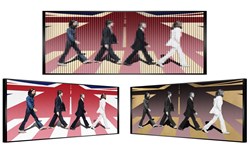 Abbey Road by Patrick Rubinstein - Kinetic sized 45x16 inches. Available from Whitewall Galleries