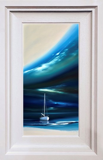 Sailing Solo by Jonathan Shaw - Framed Original Painting on Board