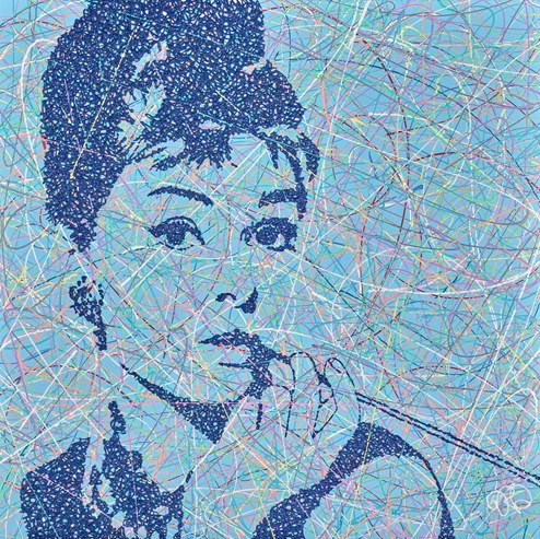 Audrey VI by Jim Dowie - Original Painting on Box Canvas