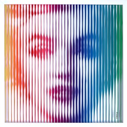 Marilyn-Rainbow by VeeBee - Original sized 19x19 inches. Available from Whitewall Galleries