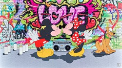 love is in the Air by Dylan Izaak - Original Painting on Aluminium sized 42x24 inches. Available from Whitewall Galleries