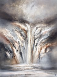 Cascade by Chris and Steve Rocks - Original Painting on Box Canvas sized 30x40 inches. Available from Whitewall Galleries