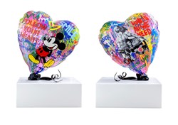 Big Balloon Heart by Mr. Brainwash - Mixed Media Sculpture sized 34x49 inches. Available from Whitewall Galleries