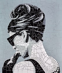 Audrey III by David Arnott - Original Mosaic sized 25x29 inches. Available from Whitewall Galleries