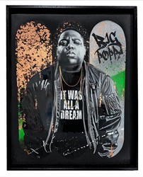 It was all a Dream - Skateboard by Mr. Sly - Original Skate Board Collage sized 23x31 inches. Available from Whitewall Galleries