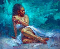 Jade by Henry Asencio - Original Painting on Board sized 32x26 inches. Available from Whitewall Galleries