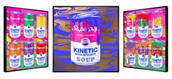 Vibrant Soup by Patrick Rubinstein - Kinetic sized 38x38 inches. Available from Whitewall Galleries