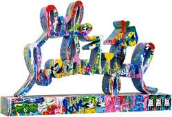 Life Is Beautiful by Mr. Brainwash - Original Metal Sculpture sized 42x27 inches. Available from Whitewall Galleries