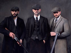 The Cruxton Brothers by Vincent Kamp - Original Painting on Box Canvas sized 32x24 inches. Available from Whitewall Galleries