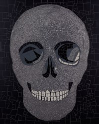 Skull by David Arnott - Original Mosaic sized 25x31 inches. Available from Whitewall Galleries