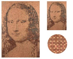 Mona Lisa by Ed Chapman - Original Mosaic sized 32x47 inches. Available from Whitewall Galleries