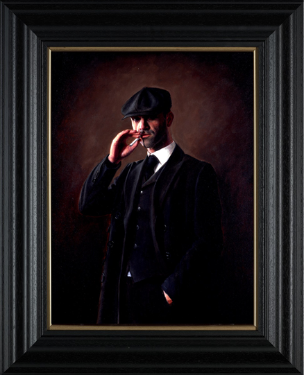 Robbo's The Boss by Vincent Kamp - Framed Original Painting on Box Canvas