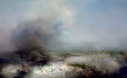 Landfall II by Neil Nelson - Original Painting on Box Canvas sized 64x39 inches. Available from Whitewall Galleries