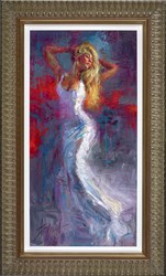 Thoughts Unbound by Henry Asencio - Original Painting on Board sized 20x40 inches. Available from Whitewall Galleries