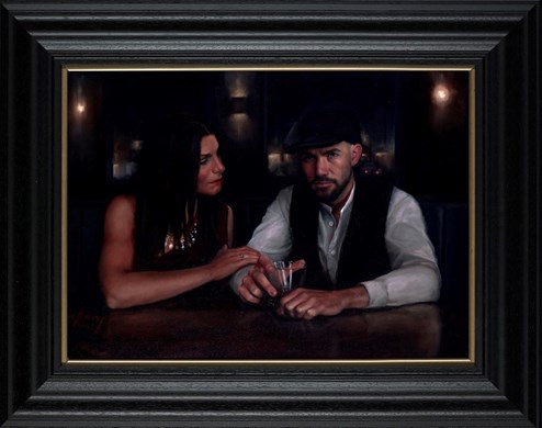 You Know It's Got To Be Done by Vincent Kamp - Framed Original Painting on Box Canvas