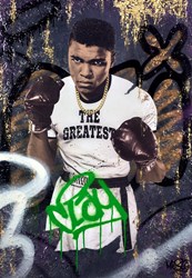 The Greatest by Mr. Sly - Original Mixed Media on Board sized 32x46 inches. Available from Whitewall Galleries