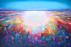 Explosion of Light by Anna Gammans - Original Painting on Stretched Canvas sized 59x39 inches. Available from Whitewall Galleries