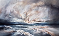 Brave Voyage by Chris and Steve Rocks - Original Painting on Box Canvas sized 64x39 inches. Available from Whitewall Galleries