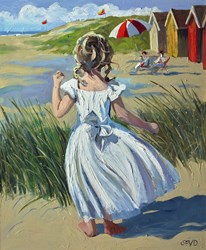 Idyllic Days by the Sea by Sherree Valentine Daines - Original Painting on Canvas sized 20x24 inches. Available from Whitewall Galleries