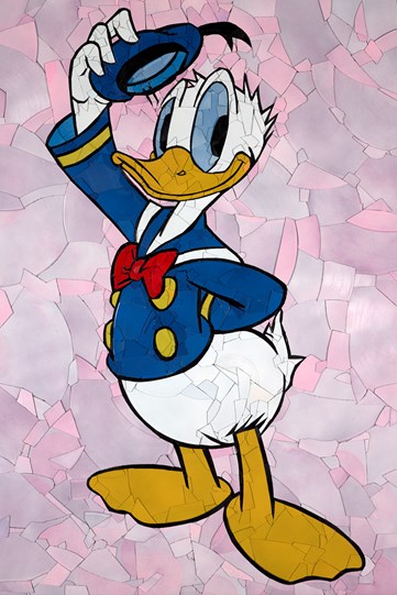 Donald Duck by Ed Chapman - Original Mosaic