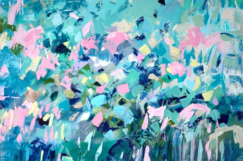 Please Don't Forget Me by Lou Sheldon - Original Painting on Box Canvas