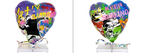 Balloon Heart by Mr. Brainwash - Mixed Media Sculpture