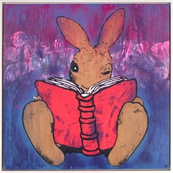 Wise Up! by Harry Bunce - Original Painting on Board sized 28x28 inches. Available from Whitewall Galleries