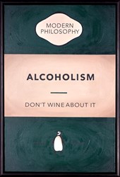 Alcoholism (Dark Green) by The Connor Brothers - Original Painting on Box Canvas sized 20x30 inches. Available from Whitewall Galleries