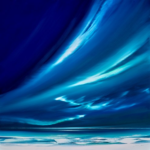 Nordic Sky III by Jonathan Shaw - Original Painting on Board