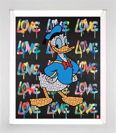 A Lot Of Love For Donald by Paul Normansell - Framed Original