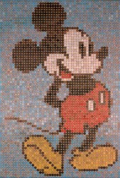 Mickey Mouse III by Ed Chapman - Original Mosaic sized 32x47 inches. Available from Whitewall Galleries