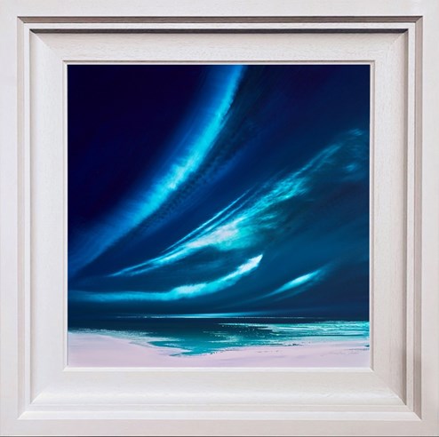 The Aurora Borealis II by Jonathan Shaw - Framed Original Painting on Board