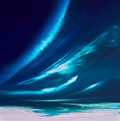 The Aurora Borealis II by Jonathan Shaw - Original Painting on Board