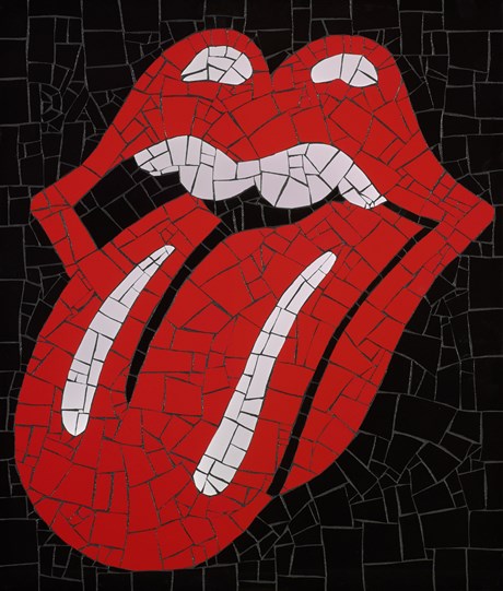 Tongue and Lips by David Arnott - Original Mosaic