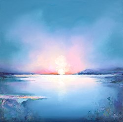 Ice Mere by Anna Gammans - Original Painting on Stretched Canvas sized 24x24 inches. Available from Whitewall Galleries