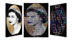 God Save the Queen by Patrick Rubinstein - Kinetic Original on Board sized 37x52 inches. Available from Whitewall Galleries