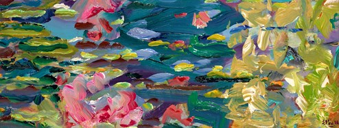 Foxhill Lily Variations by Jeffrey Pratt - Original Painting on Board