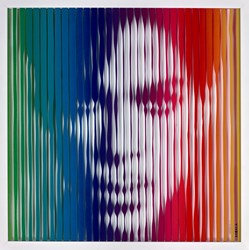 Prince (Rainbow) by VeeBee - Original sized 19x19 inches. Available from Whitewall Galleries