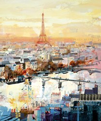 Eiffel For You by Tom Butler - Paper On Board sized 15x18 inches. Available from Whitewall Galleries
